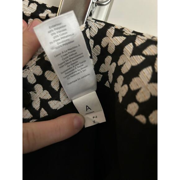 Talbots Black and White Houndstooth Ankle Pants - Picture 6 of 10